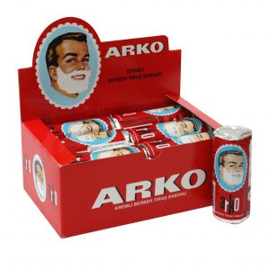 Box of Arko Shaving Cream Soap Stick, 12pcs