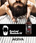 Agiva Moustache and Beard Oil 100ml