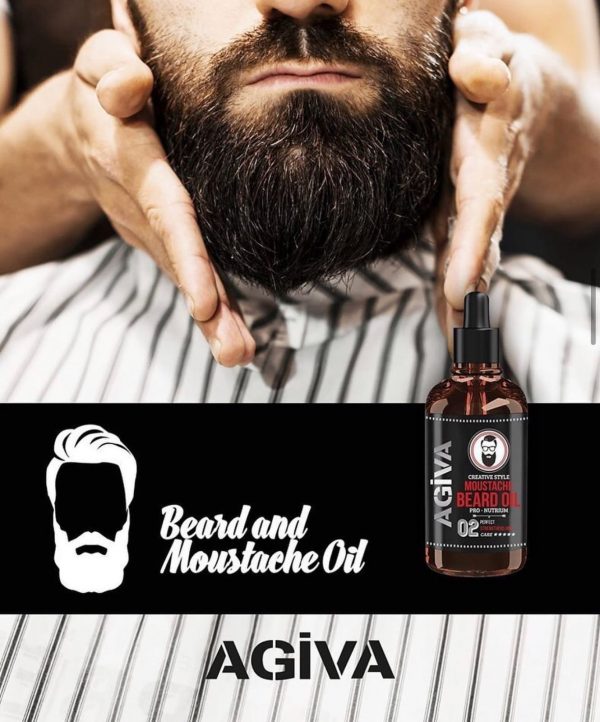 Agiva Moustache and Beard Oil 100ml